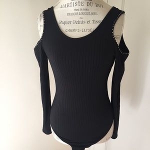Buffalo Bodysuit bejeweled size M in black NEW